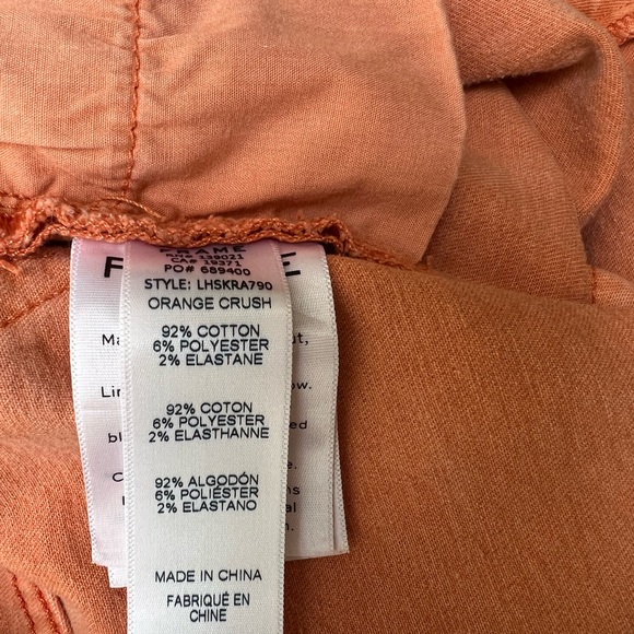 Frame le high skinny| orange crush high waist jeans size 28 - Picture 6 of 6